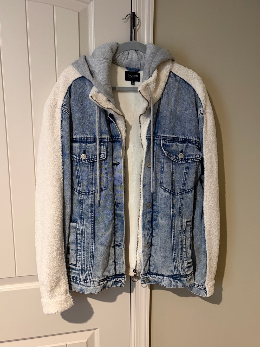 Denim Sherpa Jacket